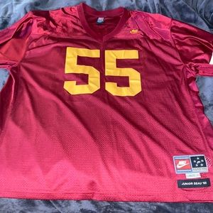 Junior Seau USC throwback jersey sz 4xl